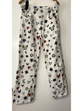 Bailey & Rose (M) Floral Grafitti Print Denim Jean - High waiste 28" inseam